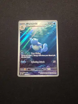 Pokemon Wartortle Holo 171/165 Sv: Scarlet & Violet 151 Illustration Rare - Image 1