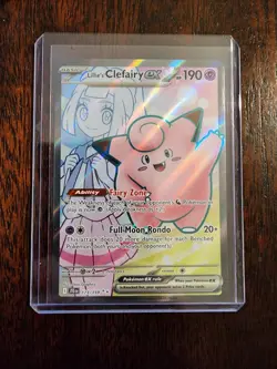 Pokemon TCG: Lillie’s Clefairy EX 173/159 Journey Together Full Art NM Condition - Image 4