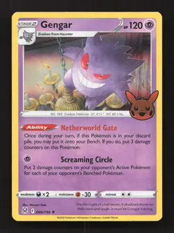 Gengar 066/196 Trick or Trade Holo Rare Lost Origin Pokemon Near Mint - Image 1