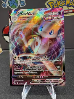 Pokemon TCG Mew VMAX 114/264 Swsh08: Fusion Strike Holo Ultra Rare mint - Image 1