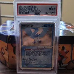 Pokemon Articuno ex Holo Ultra Rare 114/112 FireRed & LeafGreen PSA 6 2004 - Image 1