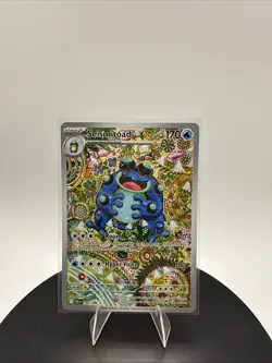 Pokemon TCG Seismitoad IR 105/086 Black Bolt Holofoil Card, Near Mint Condition - Image 1