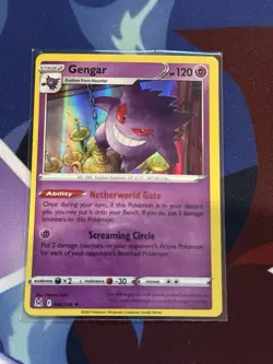 2022 Pokemon Gengar Holo Rare *066/196 English Lost Origin NM/LP - Image 1