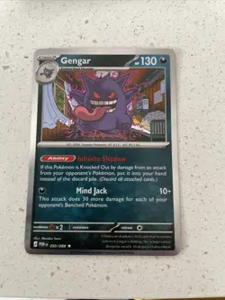 Pokemon TCG Gengar Rare Holo 050/088 Perfect Order Mint Condition - Image 1