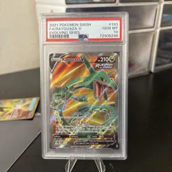 Rayquaza V 193/203 Evolving Skies Full Art Ultra Rare 2021 Pokemon SWSH - PSA 10 - Image 4