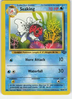 Seaking 46/64 Jungle Uncommon Unlimited MP Pokemon - Image 1