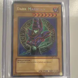 Konami Dark Magician BPT-001 Secret Rare Limited Holo 2002 Tin Yu-Gi-Oh! TCG - Image 1