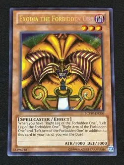 Exodia the Forbidden One LCYW-EN306 Legendary Collection 3: Yugi's World... - Image 1