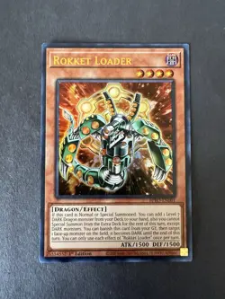 Yugioh! | Rokket Loader (UR) BPRO-EN001 Burst Protocol Ultra Rare 1st Edition NM - Image 1