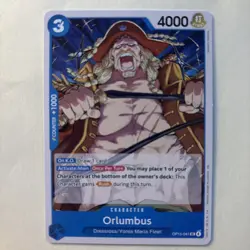 One Piece CCG Card Game Orlumbus Dressrosa/Yonta Maria Fleet Op15-041 Uncommon - Image 2