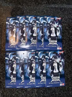 Union Arena Solo Leveling Sleeved Booster Pack English Lot of 10 Sleeved Booster - Image 2