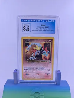 Pokemon TCG Entei Black Star Promos Rev Holo Card CGC 8.5 NM/Mint+ - Image 1