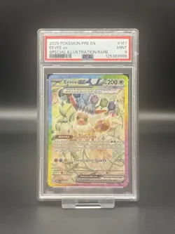 Eevee Ex 167/131 PSA 9 Prismatic Evolutions Pokemon Card - Image 1