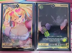 Vcard Awakened Worlds Gamersupps 1st Edition 9 Cards Lot Non-Holo - Image 2