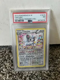 Pokemon TCG Cinccino RC19 PSA 7 Card Slab - Image 1