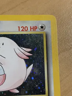 Pokemon TCG Chansey Base Set 2 Holo Unlimited Rare Light Play Card 3/130 LP - Image 3