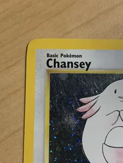 Pokemon TCG Chansey Base Set 2 Holo Unlimited Rare Light Play Card 3/130 LP - Image 4