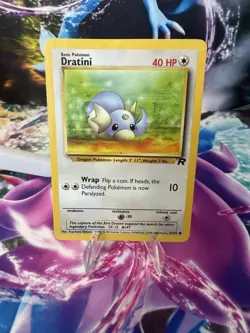 Dratini Team Rocket 53/82 Pokemon TCG Card Vintage WOTC - Image 1