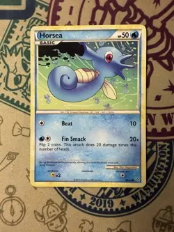 Pokemon Card Horsea Unleashed Common 49/95 - Image 3