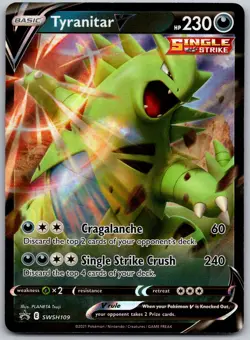Tyranitar V Promo SWSH: Sword & Shield Promo Cards SWSH109 NM - Image 1