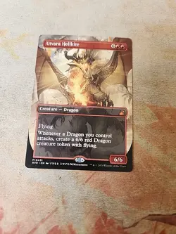 Utvara Hellkite Anime Borderless Ravnica Remastered MTG NM - Image 1