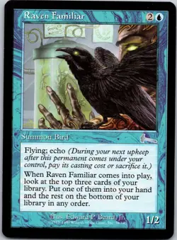 Magic the Gathering Raven Familiar Urza's Legacy MTG Free Shipping! - Image 1