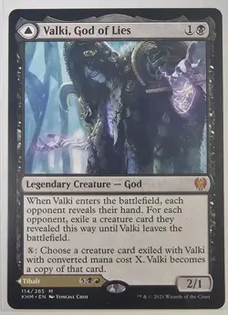 Mtg - Valki, God of Lies - Kaldheim (KHM) - Mythic - #114 - NM - Image 1