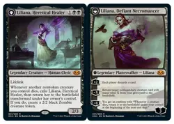 Liliana, Heretical Healer / Defiant Necromancer - NM - EN - CC2 001 - MTG - Image 1
