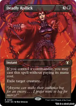Deadly Rollick (Borderless) [CMM - 695] - NM [] TCG MTG - Image 1
