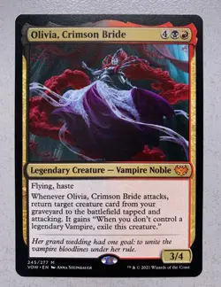 Olivia, Crimson Bride FOIL - Innistrad: Crimson Vow 245 - Near Mint EN - MTG - Image 1