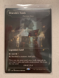 Draculas Tomb / Phyrexian Tower Full Art - Secret Lair 208 - Near Mint - EN MTG - Image 2