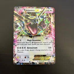 Rayquaza EX (Shiny) XY69 Black Star Promo 2015 XY Pokemon Card MP - Image 1