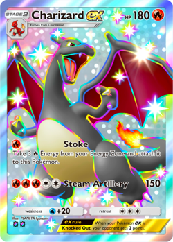 Shiny Charizard ex FA Pokemon TCG Pocket 2 Star ⭐⭐ (English) DIGITAL CARD - Image 1