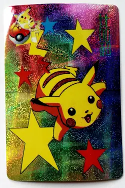 1999 Pokemon Pocket Monsters Bandai Sticker/Card #220 Pikachu MINT! - Image 4