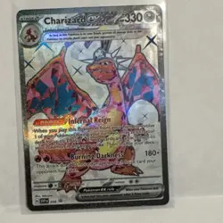 Charizard ex Full Art SVP 056 Pokemon Scarlet and Violet Promo TCG NM - Image 2