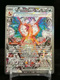 Charizard ex 223/197 - Obsidian Flames - Special Illustration Rare - LP Pokemon - Image 1