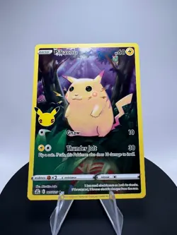 Pokemon Sword & Shield Pikachu 005/025 Celebrations 25th Holo Rare - Image 1