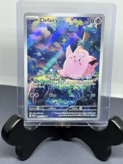 Pokemon TCG Clefairy 094/088 (IR) Perfect Order Full Art Illustration Rare NM - Image 1