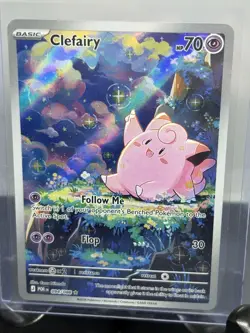 Pokemon TCG Clefairy 094/088 (IR) Perfect Order Full Art Illustration Rare NM - Image 5