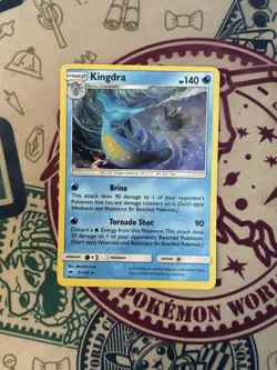 Pokemon TCG Kingdra 31/147 Holo Rare SM Burning Shadows - Image 3