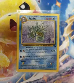Pokemon TCG Seadra Fossil 42 Regular Unlimited 1999-2000 Vintage - Image 3