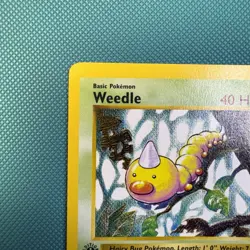 Pokemon Vintage 1st Edition Weedle 69/102 Base Set (shadowless) WOTC 1999 - Image 2