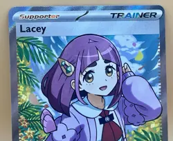 Lacey 166/142 – Stellar Crown (Ultra Rare Full Art) - NM - 2024 Pokemon TCG - Image 2