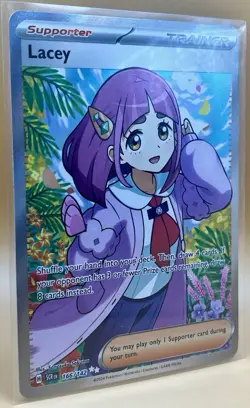 Lacey 166/142 – Stellar Crown (Ultra Rare Full Art) - NM - 2024 Pokemon TCG - Image 5