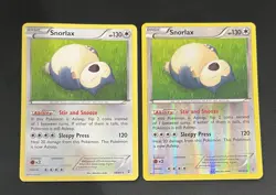 Pokemon TCG Snorlax Generations 58/83 Regular Rare & Reverse Holo - Image 1