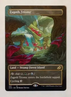 MTG - Zagoth Triome - Ikoria: Lair of Behemoths 313 - Regular Showcase Rare - Image 1