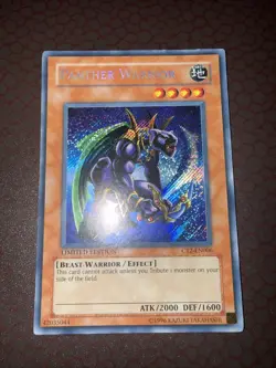 Yu-Gi-Oh! Panther Warrior -CT2-EN006- Secret Rare - Limited Edition Damaged! - Image 1