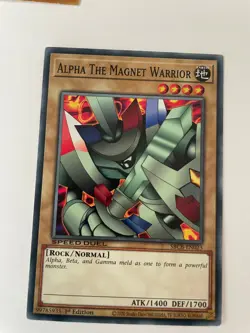Alpha The Magnet Warrior - SBCB-EN023 - Common - NM - Speed Duel - Yugioh! - Image 1