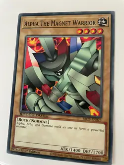 Alpha The Magnet Warrior - SBCB-EN023 - Common - NM - Speed Duel - Yugioh! - Image 2