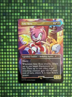 MTG Amy Rose #2083 Rainbow Foil Mythic Secret Lair Drop Series (SLD) - Image 1